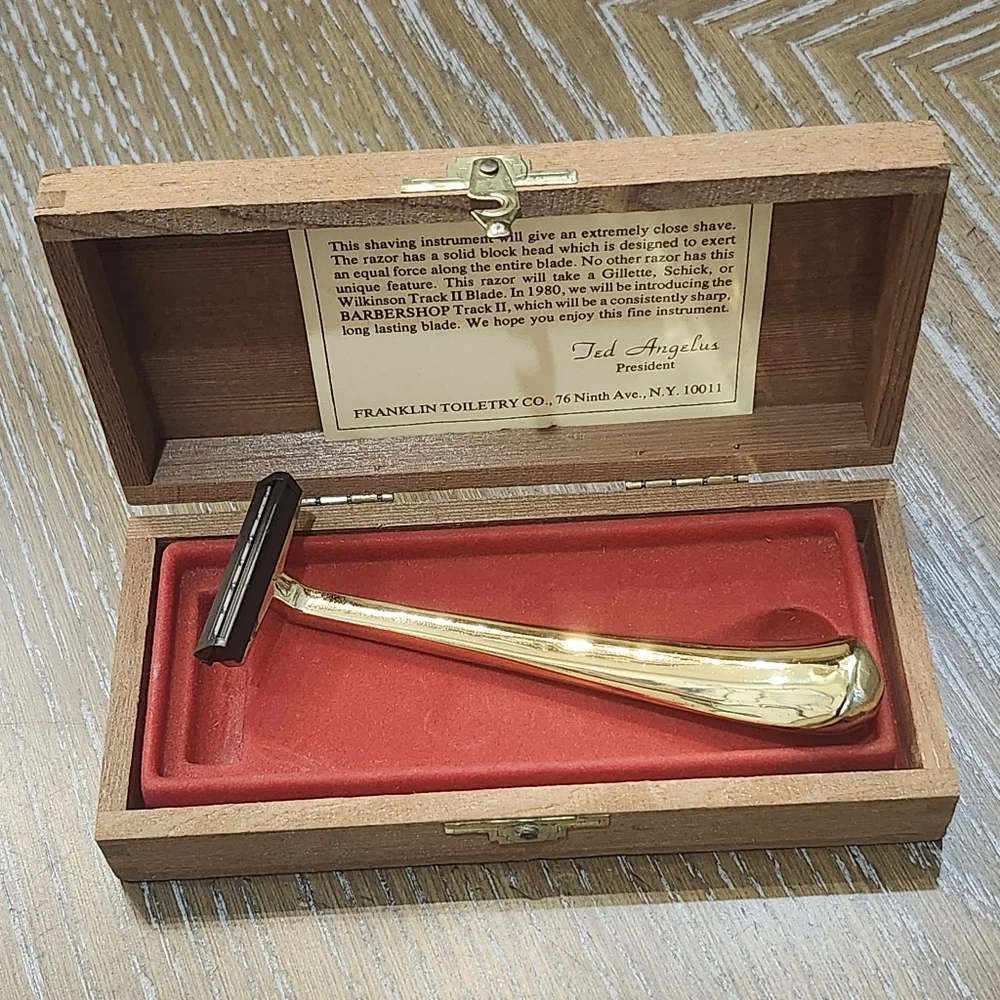 VTG Franklin Toiletry Barbershop Old-Fashioned Luxury Razor